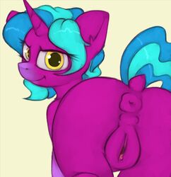 anus equine fan_character female horn mammal marsminer my_little_pony phantasma pussy solo unicorn