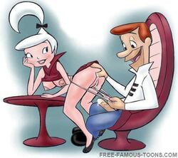 anal anal_fingering breasts father_and_daughter flats free-famous-toons george_jetson hanna-barbera incest innie_pussy jab judy_jetson panties the_jetsons thumb_in_ass upskirt wet_pussy