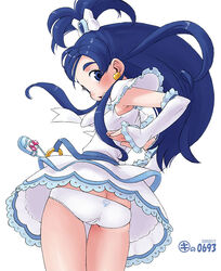 bow clothing cure_white dress honoka_yukishiro kei_jiei magical_girl panties pretty_cure tagme