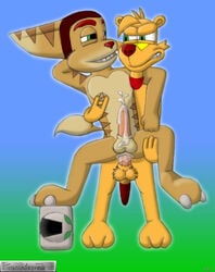 00s 2002 crossover furry kinmotsu7 male male_only ratchet_(ratchet_and_clank) ratchet_and_clank ty_the_tasmanian_tiger ty_the_tasmanian_tiger_(series)