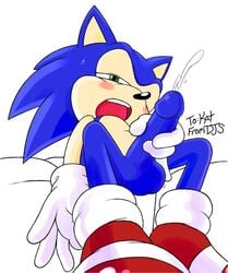 anthro blush color cum front_view fur furry hedgehog hotred male male_only masturbation nude penis sega solo sonic_(series) sonic_1 sonic_the_hedgehog sonic_the_hedgehog_(series) straight_hair tagme