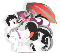 anal anthro anus balls dragon femboy fuzzy-britches girly male precum scalie tongue tongue_out yaoi