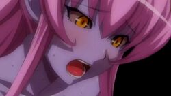 aku_no_onna_kanbu aku_no_onna_kanbu_fullmoon_night anal animated censored demon_girl efa_guranaada female_ejaculation horns orgasm pee peeing pink_hair purple_skin sound squirt squirting urine video