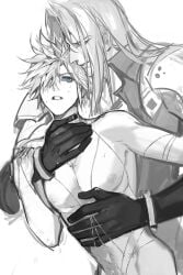 2boys cloud_strife final_fantasy final_fantasy_vii gay gay_sex sephiroth