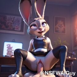 ahe_gao ai_generated anthro disney grey_fur heart-shaped_pupils judy_hopps looking_pleasured nsfwaiguy penis riding riding_penis saliva skirt tongue tongue_out vaginal_penetration vaginal_sex watermark zootopia