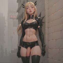 ai_generated blindparty futanari magik_(illyana_rasputin) marvel solo