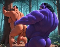 2boys abs ai_generated ass back back_muscles balls bara beard big_ass big_balls big_dom_small_sub big_muscles big_nipples big_pecs big_penis black_hair blush booster_rex cum_inside cum_while_penetrated daddy despicable_me despicable_me_2 dilf dominant dominant_humanoid dominant_male domination duo el_macho erect_nipples erection fangs gay hair holding_partner huge_balls huge_cock huge_muscles huge_nipples huge_pecs human human_on_humanoid humanoid humanoid_dominating_human humansub hunk interspecies larger_humanoid larger_male latino licking long_hair luchador male male/male male_only monster monstrous_humanoid muscular muscular_humanoid muscular_male navel nipples nude pecs penetration penis penis_in_ass purple_body purple_fur selfcest sex simultaneous_orgasms size_difference smaller_human smaller_male submissive submissive_human submissive_male supervillain sweat