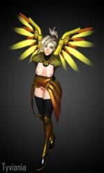 3d alternate_costume amber_mercy blender clothed clothing female female_only looking_at_viewer mercy overwatch solo standing tagme tyviania