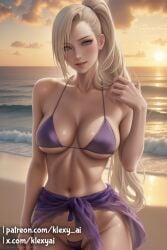 ai_generated arm arms ass beach big_breasts bikini bikini_bottom bikini_top blonde_female blonde_hair blue_eyed blue_eyed_female blue_eyes blue_eyes_female blush blush boruto:_naruto_next_generations clothed clothed_female clothing clothing_around_waist daylight feet female female_focus female_only feminine feminine_body fully_clothed fully_clothed_female grass hair_over_eye hair_over_one_eye hand_on_head hand_on_side ino_yamanaka japanese japanese_female klexyai lips long_hair looking_at_viewer mature mature_female naruto naruto_(series) naruto_shippuden neck nipple nipple_bulge nipples nose not_furry ocean patreon patreon_username ponytail pussy_lips shiny shiny_clothes shiny_skin shounen_jump showing_teeth skimpy skimpy_bikini skimpy_clothes smile smiling smiling_at_partner smooth smooth_hair smooth_skin solo solo_female sunlight sunset thick_thighs thickthighs voluptuous voluptuous_female white-skinned_female white_skin