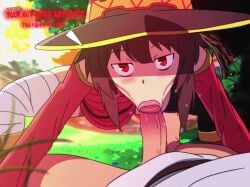 1boy 1girls :>= animated blowjob blowjob_face d-art eye_contact fellatio kono_subarashii_sekai_ni_shukufuku_wo! male_pov megumin penis pov pov_eye_contact rape satou_kazuma shorter_than_10_seconds shorter_than_30_seconds straight tagme tongue tongue_around_penis tongue_out tongue_out_blowjob video