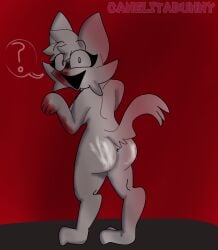 ? anthro ass bad_anatomy bodily_fluids canelitabunny cum cum_in_ass cum_inside female furry furry_only genital_fluids hi_res incredibox invalid_tag solo sprunki wenda_(sprunki) white_(sprunki) white_fur