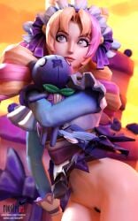 1girls 3d cafe_cutie_gwen cafe_cuties_series female female_pubic_hair gwen_(league_of_legends) league_of_legends looking_up no_panties partially_clothed patreon pussy roosterart solo solo_female standing teddy_bear vagina video_game video_game_character video_game_franchise