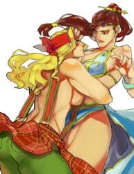 abs alex_(street_fighter) bearhug capcom catfight chun-li cling rule_63 street_fighter street_fighter_iii street_fighter_iii:_3rd_strike street_fighter_iii_(series) street_fighter_v tagme