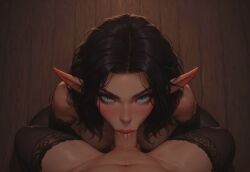 ai_generated blindparty blowjob elf elf_female