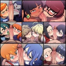 14girls 1boy 1boy2girls 2girls 2girls1boy ai_generated anis_(nikke) artoria_pendragon artoria_pendragon_(lancer) ben_10 big_penis blowjob chel chel_(the_road_to_el_dorado) chichi collage cooperative_fellatio crossover daphne_blake dark-skinned_female dark_skin dc dc_comics dragon_ball dragon_ball_super dragon_ball_z erection fairy_tail fate/grand_order fate_(series) fellatio genshin_impact goddess_of_victory:_nikke goth green_eyes grey_body gwen_(tdi) gwen_tennyson huge_cock hyuuga_hinata juvia_lockser kasumi_(pokemon) large_breasts looking_at_viewer mature_female milf momo_yaoyorozu mona_(genshin_impact) mullon my_hero_academia naruto novelai oral orange_hair penis pokemon pokemon_rgby pov pov_male raven_(dc) scooby-doo teamwork teamwork_(sexual) teen_titans the_road_to_el_dorado threesome tongue total_drama_island trio velma_dinkley