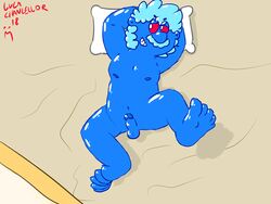 bed feet foot_fetish male male_only mario_(series) shadow_mario super_mario_sunshine