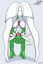 1girls 2018 3_fingers anus ass ass_up belly bent_over big_breasts blush bottomless breasts butt clothed clothing dat_ass dated dialogue dress embarrassed eyelashes featureless_breasts feet female female_only gardevoir genitals green_hair green_skin hair hanging_breasts humanoid humanoid_genitalia humanoid_hands humanoid_pussy humanoid_vagina jeffthehusky looking_at_viewer looking_back looking_through_legs navel nintendo no_nipples open_mouth pokémon_(species) pokemon pokemon_(species) pokemon_rse pussy red_eyes shadow short_hair skirt spike spread_legs standing surprise talking_to_viewer text thick_thighs tongue vagina video_games watermark white_background white_skin wide_hips