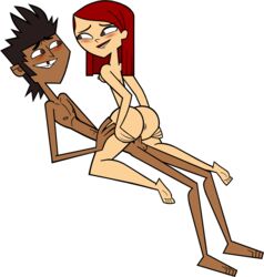 1boy 1girls codl cowgirl_position dark-skinned_male dark_skin female interracial male mike_(tdi) penis sex total_drama:_revenge_of_the_island total_drama_island transparent_background zoey_(tdi)