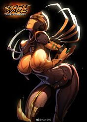 beast_wars blackarachnia breast_grab breasts female female_only han-0v0 han_ovo predacon transformers