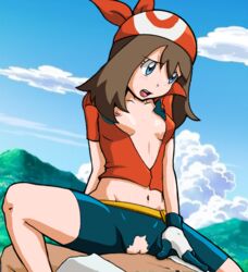 may (pokemon) from nintendo by oni-tan
