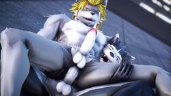 3d anal anal_sex anthro balls black_and_white_fur blonde_hair canine crotch_tuft cum cumshot duo ejaculation erection fur grey_fur hair humanoid_penis ikuto_waoni male male_penetrating mammal multicolored_fur muscular muscular_male nude one_eye_closed open_mouth orgasm penetration penis red_eyes sarasa_arujine sex torata3220 two_tone_fur utau white_fur wink wolf yaoi