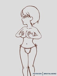 bikini breasts breasts brutalhero drawing inking original softcore