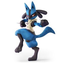 1boy 2018 3_fingers 3_toes 3d absurd_res alpha_channel anthro anus ass back big_ears big_feet black_fur blue_fur canine digital_media_(artwork) edit feet fighting_stance fur furry half-closed_eyes hi_res leg_up looking_away looking_back lucario male male_only mammal nintendo no_nipples nude official_art on_one_leg pawpads paws pokemon pokemon_(species) pokemon_dppt pose red_eyes shadow simple_background solo spikes standing super_smash_bros. tail testicles thick_thighs thin_waist toes transparent_background video_games white_background yellow_fur zekromlover