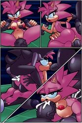 amy_rose big_penis breasts classic_amy_rose cloudz comic cum cum_in_ass cum_in_pussy cum_inflation cum_inside female hedgehog huge_cock male mammal penis sega small_breasts sonic_(series) sonic_the_hedgehog_(series) stomach_bulge superbunnygt