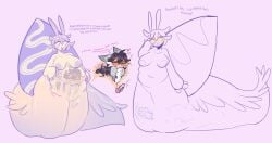 absurd_res anthro canid canine eyewear female femboy fox gastropod glasses goo_creature hi_res internal male male/female mammal masturbation mollusk nude nympholingdraws slime slime_girl snail vore