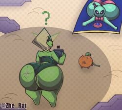 beach beach_towel big_ass big_breasts big_butt bikini blue_diamond_(steven_universe) breasts giant_ass giant_breasts giant_female huge_ass huge_breasts peridot_(steven_universe) pumpkin recording shortstack size_difference smaller_female steven_universe steven_universe_future sunscreen taller_female taller_girl zhe_rat