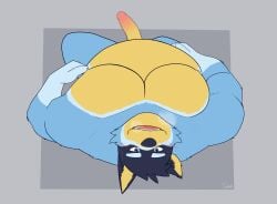 2025 anthro australian_cattle_dog bandit_heeler barazoku belly biceps big_belly big_muscles big_penis bluey_(series) canid canine canis cattledog circumcised deltoids domestic_dog erection eyebrows fur genitals glans herding_dog hi_res huge_muscles humanoid_genitalia humanoid_penis kemono kookeh lidded_eyes lying male mammal musclegut muscular muscular_anthro muscular_male nipples on_back open_mouth open_smile overweight overweight_anthro overweight_male pastoral_dog pecs penis simple_background smile solo spread_legs spreading teeth thick_arms thick_penis thick_thighs