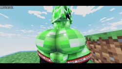 2boys 3d 3d_animation animated ass ass ass_focus ass_grab ass_slap ass_smack balls big_ass big_butt creeper creeper_(minecraft) gay grabbing_ass hands_on_ass huge_ass huge_butt jiggle jiggling_ass male male/male male_only minecraft minecraft_mob mojang muitetul no_sound pov shorter_than_30_seconds slapping_ass slapping_butt smacking_ass steve_(minecraft) tagme thighhighs twerking video