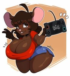 1girls 2d anthro ass big_ass big_breasts big_butt big_thighs big_titties breasts brown_hair brown_skin clothing curvaceous curvaceous_female curvaceous_figure curvy curvy_figure curvy_hips digital_media female female_only furry furry_female furry_only looking_at_viewer mouse mouse_ears mouse_girl mouse_humanoid mouse_tail mr_mapache no_sex original original_character short_hair solo