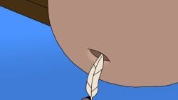 animated anthro bear belly bondage bondage bound canid canine canis cowboyrut deep_navel helpless male male/male mammal navel navel_fetish navel_poke slightly_chubby tickle_torture tickling tickling_belly weston(cowboyrut) wolf