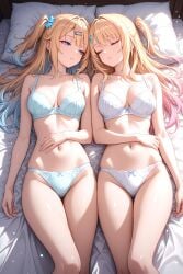 100_kanojo 2girls ai_generated best_friends best_girl gyaru kedarui_aashii keikenzumi_na_kimi_to,_keiken_zero_na_ore_ga,_otsukiai_suru_hanashi kimi_no_koto_ga_dai_dai_dai_dai_daisuki_na_100-nin_no_kanojo rosas shirakawa_runa tagme tagme_(artist) the_100_girlfriends_who_really_really_really_really_really_love_you