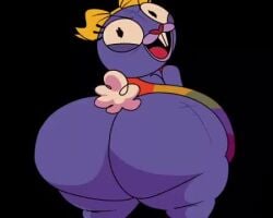 ambiguous_gender animated breathotter huge_ass non-human non-human_only tagme toony video