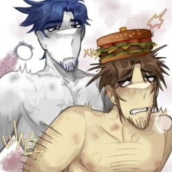 007n7_(forsaken) anal_sex arm_hair artist_request bite_mark_on_breast bite_mark_on_neck bite_marks breasts forsaken_(roblox) gay_sex guest_1337_(forsaken) male roblox roblox_game robloxian russian_text source_request sweating tagme thrusting thrusting_into_ass yaoi