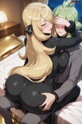 cynthia (pokemon) from pokemon by velutinx