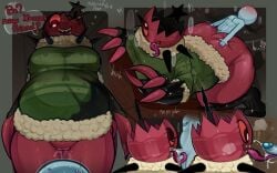 big_ass big_breasts bobette_(dandy's_world) body_fluids breasts cum cumming dandy's_world dandys_world fat fat_ass fluids nikeshka roblox roblox_game sharp_teeth size_difference sperm spittle tongue tongue_out twisted_bobette_(dandy's_world) ych_(character)