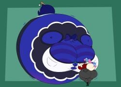 big_ass big_breasts blueberry_inflation braixen breasts bubble_butt cleavage female furry huge_ass huge_breasts hyper_breasts inflation lj_caffie pokemon pokemon_(species) spherical_inflation tagme thick_thighs wide_hips