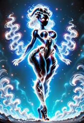 ai_generated darkeffect elemental elemental_creature elemental_humanoid female female_focus female_only flame flames front_view solo solo_female solo_focus