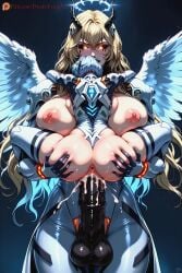1futa ai_generated balls carrying cum cum_in_pussy cum_inside dickgirl dustyfutaai equine_penis fantasy female fucked_from_behind furry futa_on_female futanari horn horsecock huge_balls huge_cock intersex large_insertion neon_genesis_evangelion penis rei_ayanami sex vaginal_penetration wings