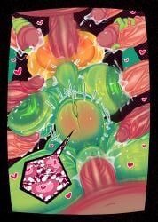 deepthroat funnyalex nipple_fucking nipple_sex plants_vs_zombies solar_flare_(pvz) sunflower_(pvz)