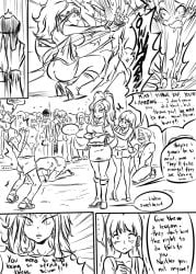 ballbusting castration comic crying horrified_expression ocigart passed_out screaming screaming_in_agony screaming_in_pain vomit vomiting