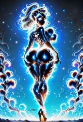 1girls ai_generated anus ass breasts darkeffect elemental elemental_creature elemental_humanoid female female_focus female_only flame flames large_breasts looking_at_viewer looking_back presenting_hindquarters pussy rear_view solo solo_female solo_focus spreading spreading_ass wide_hips