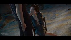 1boy 1girls 2018 3d animated attached breasts clothed clothed_sex diving_suit erection fellatio female forced hand_on_head lara_croft lara_croft_(survivor) large_penis male no_sound on_chair oral penis tagme tomb_raider tomb_raider_(survivor) video wanksy