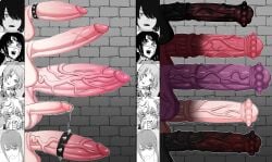 big_balls big_penis chainsaw_man collar death_devil fami_(chainsaw_man) futa_focus futanari horse_penis horsecock horsecock_futanari horsecock_on_humanoid makima_(chainsaw_man) nayuta_(chainsaw_man) overnsfw penis_chart penis_size_chart scar small_penis spots tagme twitter_link veins veiny_penis yoru_(chainsaw_man)