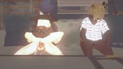 1girls 2boys 3d animated ass belle_(zenless_zone_zero) big_penis big_penis_adoration black_cuck blonde_hair blue_hair bouncing_breasts brother_and_sister cuck cuck_waching cuckold dark-skinned_male dark_skin female green_eyes grey_hair incest light-skinned_female light-skinned_male light_skin male medium_breasts mp4 nipples no_sound penis penis_awe pussy sbc sex short_hair small_black_cock small_penis small_penis_humiliation tagme tiny_penis uncensored vaginal_penetration video watching watching_sex wise_(zenless_zone_zero) zenless_zone_zero