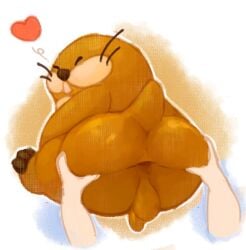 1boy 2025 anus ass ass_focus balls big_ass big_butt biped brown_body brown_skin butt butt_grab closed_eyes duo eulipotyphlan genitals hand_on_butt heart_symbol hi_res male mammal mario_(series) mario_bros mole_(animal) monty_mole nintendo non-human non-human_only offscreen_character orokamonodebi penis simple_background slightly_chubby solo_focus testicles toony whiskers