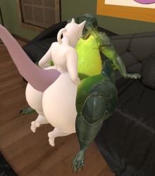 big_ass big_breasts breasts bubble_butt cleavage deathclaw female ferialexonar furry huge_ass huge_breasts mewtwo nipples pokemon pokemon_(species) tagme thick_thighs video wide_hips